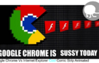 Google Chrome Vs Internet Explorer Cool Comic Strip Animated: Found Offensive