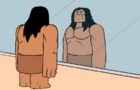 Mirror Prank on Caveman (Primal Cartoon)