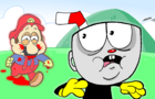 mario vs cuphead (animation)