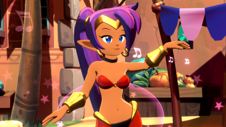Shantae, the dancing Half-Genie!