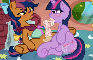 MLP NSFW Solar Comet+Twilightt BJ