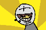 grunt eating corn