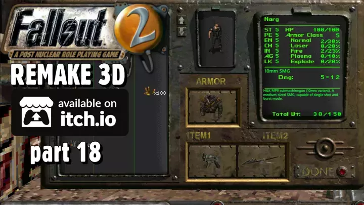 Fallout 2 Remake 3D FPS prealpha
