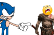 Sonic VS. Kratos