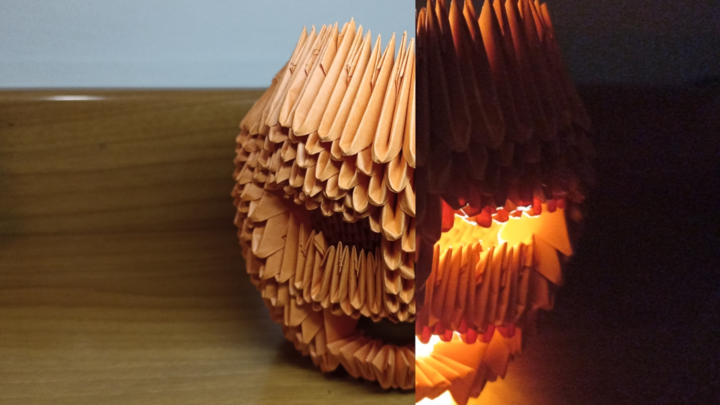 Halloween Pumpkin Stop-Motion Origami