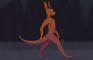 anthro walkcycle