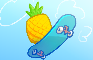 pineapple shredding the board