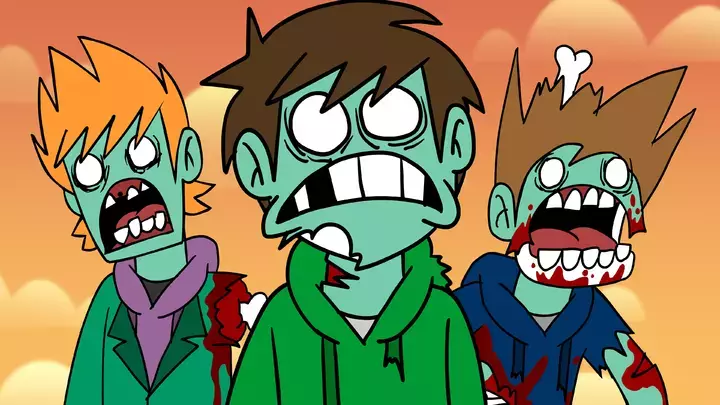 The Eddsworld Gang back in 2004 by Nargishun on Newgrounds