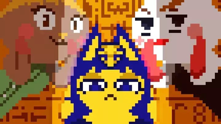 Cat On The Ceiling Pixel Version - Pixel Ankha Dance (Loop)