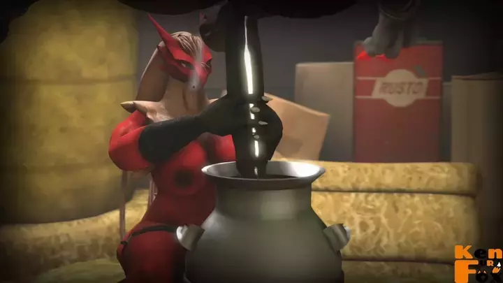 Poke Chick milks a Poke dick