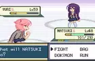 Natsuki and Yuri fight, but its a Pokemon battle