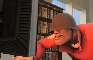 Soldier watches the Game Awards