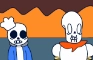 Sans burns the water