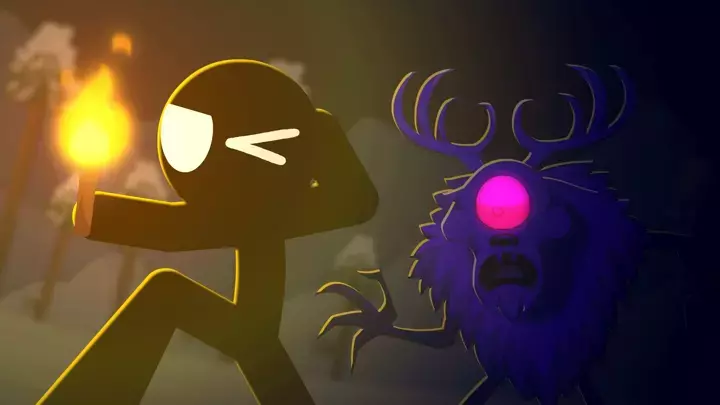 Stickman vs Deerclops - Terraria Animation
