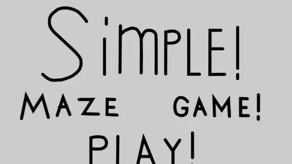 Simple Funny Maze Game!