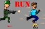 RUN FROM THE SOLDIER