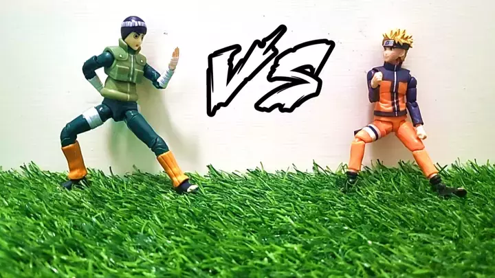 Naruto vs Rock Lee Stopmotion