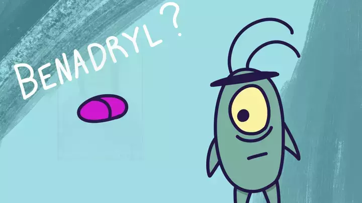 Plankton Takes Benadryl - Animation