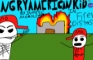 Angry American Kid firework disaster By James C. Morales