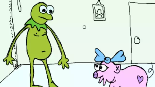 Kermit has trust issues with The Miss Piggy