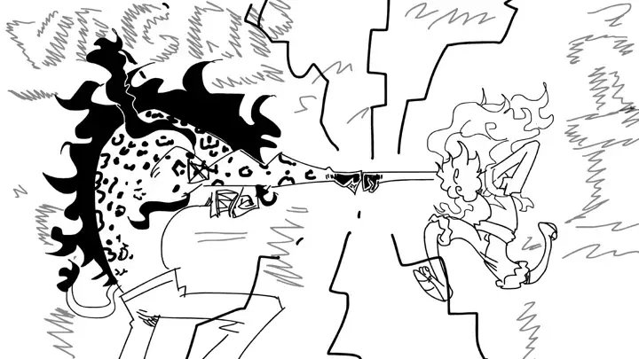 Colored Luffy gear 5 (manga tracing) by nebulosen on Newgrounds