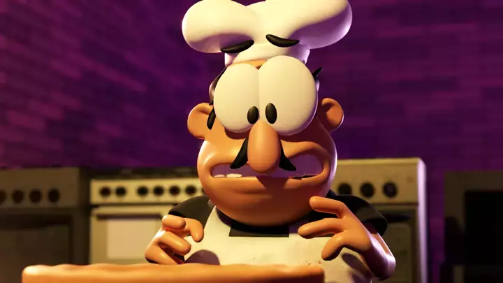 Peppino's BIG BURN Pizza tower animation