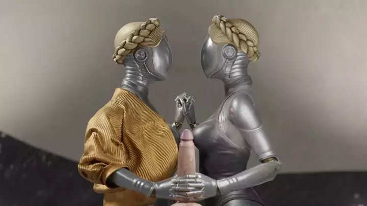 Atomic Heart's robot twins are sending fans to horny jail