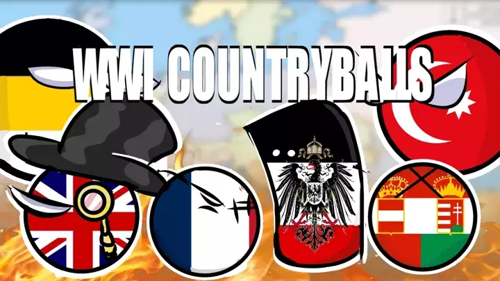 WW1 but in countryballs..