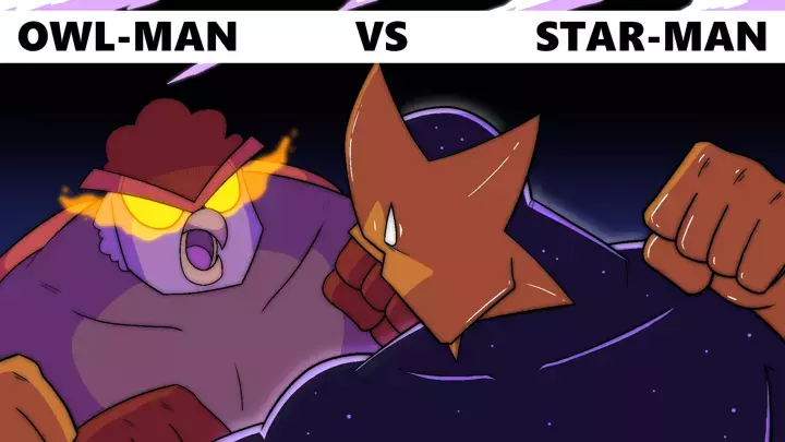 Owl-Man VS Star-Man