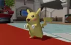 Pikachu dances for one minute while I play fitting music