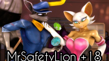 Sly Cooper x Rouge the Bat Porn Parody! (MrSafetyLion) (18+)