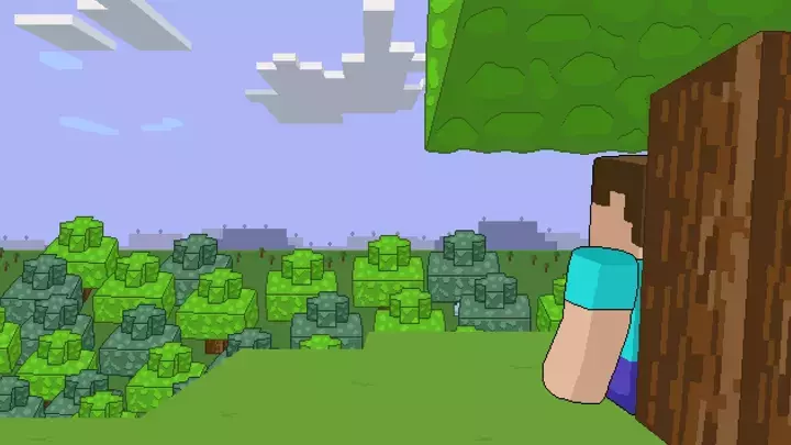 Minecraft 2011 Trailer but Animated