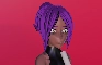 Yoruichi enjoying a white popsicle