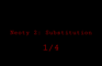 Neoty 2: Substitution (First Quarter)
