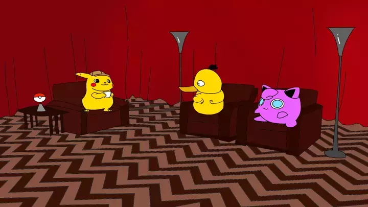 Detective Pikachu Visits Twin Peaks