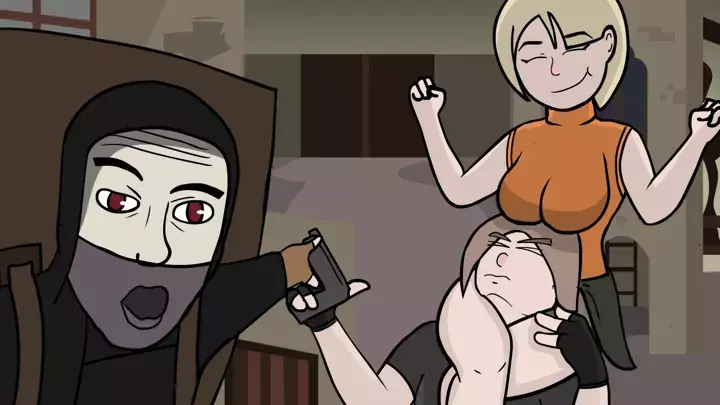 Resident evil 4 But its a animated parody