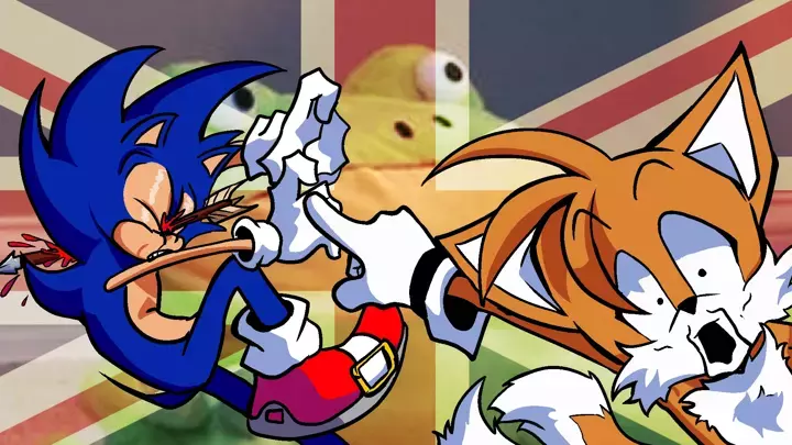 Sonic doesn't like Tails' face