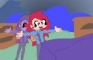 celeste badeline t posing strawberry animation