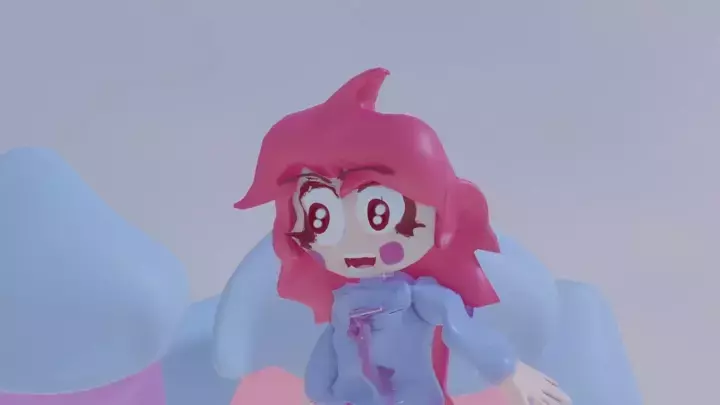 Madeline to Badeline celeste flip 3d animation