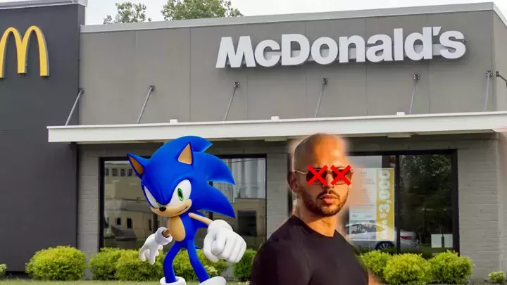 Sonic goes to Mcdonalds and Kills Andrew Tate