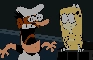 Peppino vs Cheese monster gal