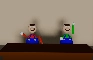Mario and Luigi make cupcakes
