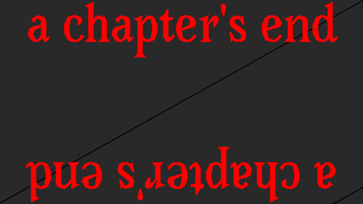 A chapters end