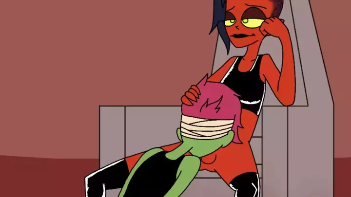 Chilli relaxing with Natasha (Loop)