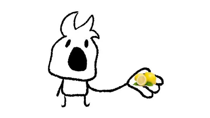 arz eats a lemon