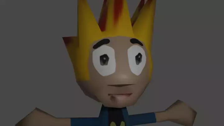 Johnny test does a bootleg distraction dance