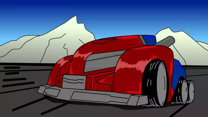 A Random Transformers 2D Animation