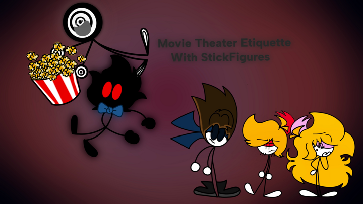 Movie Theater Etiquette with StickFigures