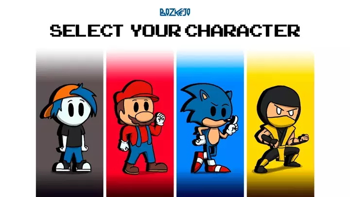 Select your Character - 2D Animation
