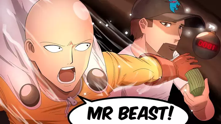 Mr Beast Finally Meets Saitama